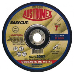 DISCO DESBASTE 7"X1/4"X7/8" C-2007 EASY-CUT - Envío Gratuito