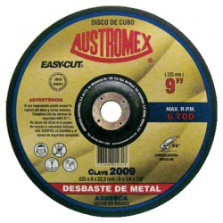 DISCO DESBASTE 7"X1/4"X7/8" C-561 AUSTROMEX - Envío Gratuito