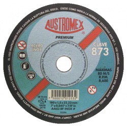 DISCO ACERO INOX. PLANO 4.1/2" X 0.04 X 7/8" C - Envío Gratuito