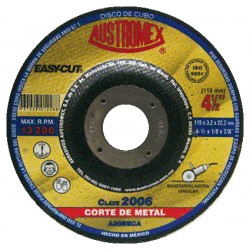 DISCO METAL C/CAZ. 4.1/2"X1/8"X7/8" C-2006 EASY - Envío Gratuito