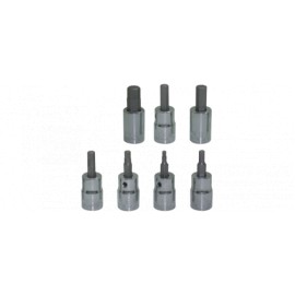 JGO. 7 DADOS PTA TORX 1/2" 5439C URREA - Envío Gratuito