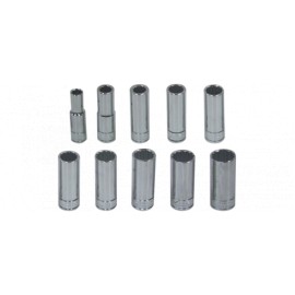 JGO.10 DADOS E. 1/2" MM LARGOS 5400PHM URREA - Envío Gratuito