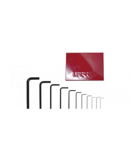 JGO. LLAVES ALLEN CAJA METALICA 11PZS STD 4975 - Envío Gratuito