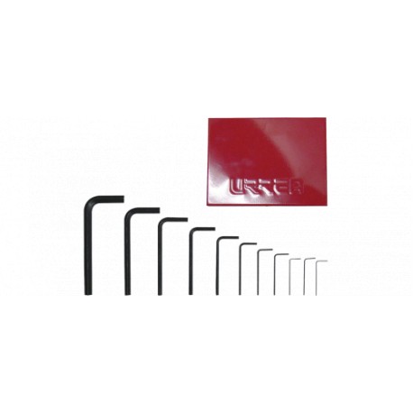 JGO. LLAVES ALLEN CAJA METALICA 11PZS STD 4975 - Envío Gratuito