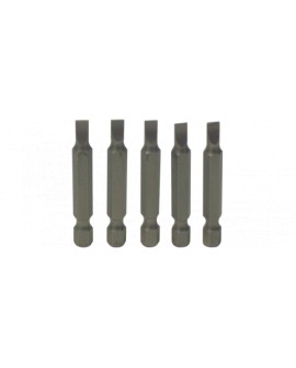 PUNTA PLANA 1/4" P/TALADRO 2" P5-24 TRUPER 5 PZ - Envío Gratuito