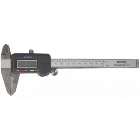 CALIBRADOR ELECTRONICO MM Y STD CALDI-6MP TRUPER - Envío Gratuito