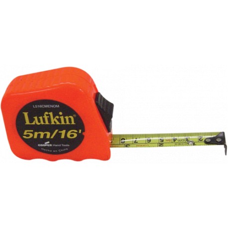 FLEXOMETRO DE 5M X 19MM NARANJA LF250-05 LUKFIN - Envío Gratuito