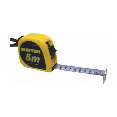 FLEXOMETRO INVENCIBLE 8 M AZUL B122072 SURTEK - Envío Gratuito
