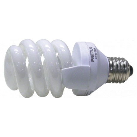 FOCO ESPIRAL 20W LUZ D/DIA FOTW-20CP PRETUL - Envío Gratuito