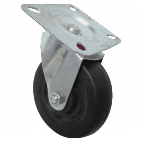 RODAJA GIRATORIA HULE DURO 4" HI-101PGGA - Envío Gratuito