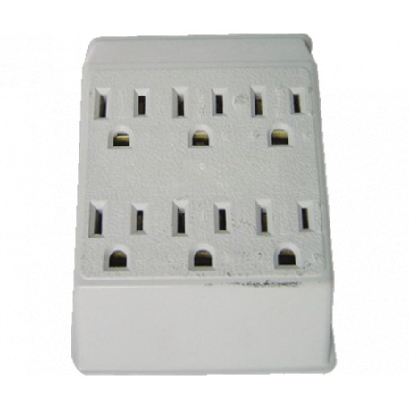 MULTICONTACTO ATERRIZADO MUL-620 TRUPER - Envío Gratuito