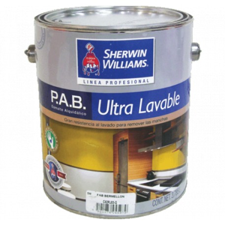 PINTURA SHERWIN WILLIAMS P.A.B. AMARILLO 1 LITRO