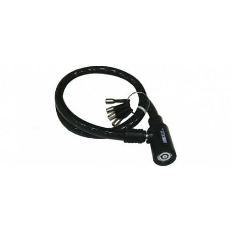 CABLE CANDADO FLEX.LLAVE REDONDA 90CM C1690 MIK - Envío Gratuito