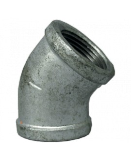 CODO 1/4" X 45° GALV. ROSC. N - Envío Gratuito