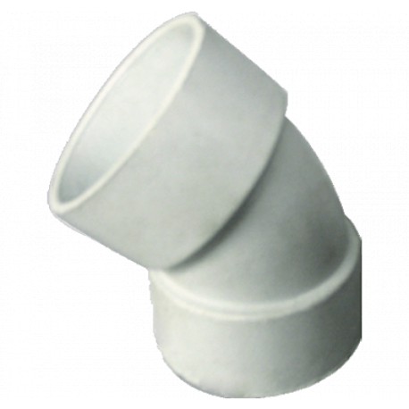 CODO 45 GR X 75 MM PVC SANITARIO - Envío Gratuito