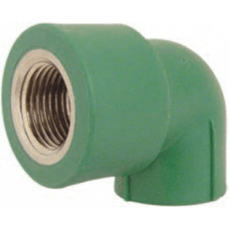 CODO 90°C/RCA HEMBRA 20MM X 1/2"(1/2"X1/2")TUBO - Envío Gratuito