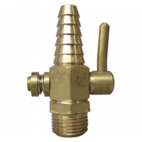 LLAVE LABORATORIO BRONCE 1/8" NPT - Envío Gratuito