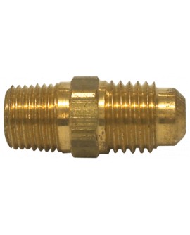 NIPLE UNION BRONCE 1/4" FLER X 1/4" FLER - Envío Gratuito