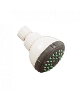 REGADERA CARIBE ANTISARRO S/BRAZO BLANCA 44CB R - Envío Gratuito