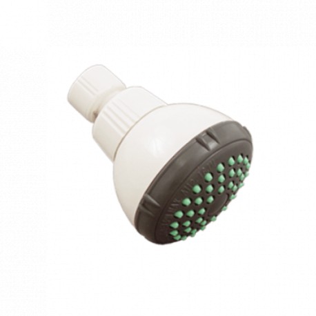 REGADERA CARIBE ANTISARRO S/BRAZO BLANCA 44CB R - Envío Gratuito