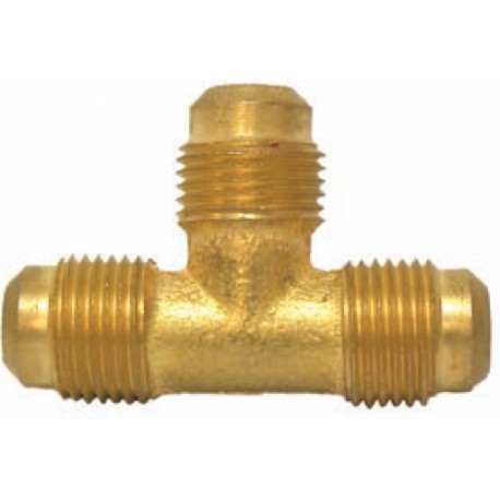 TEE UNION BRONCE 1/4" X 1/4" X 1/4" FLER - Envío Gratuito