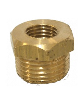 REDUCCION BUSHING BRONCE 1/2" X 1/4" NPT - Envío Gratuito