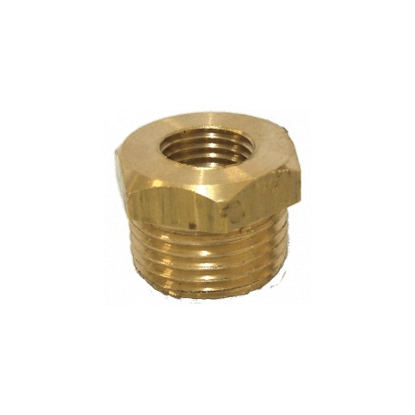 REDUCCION BUSHING BRONCE 1/2" X 1/4" NPT - Envío Gratuito