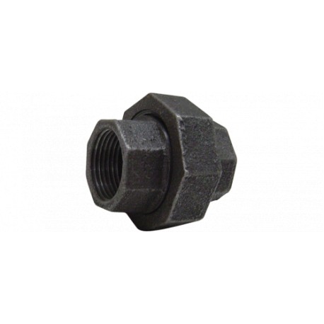 TUERCA UNION 1/2" NEGRA ROSC. - Envío Gratuito