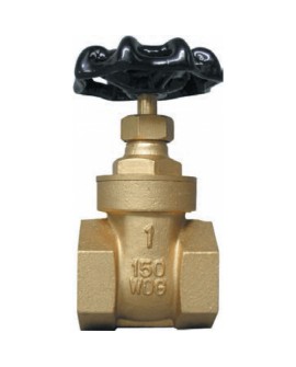 VALV.COMPUERTA 150LB WOG 1" IMP.MOD.20502 - Envío Gratuito